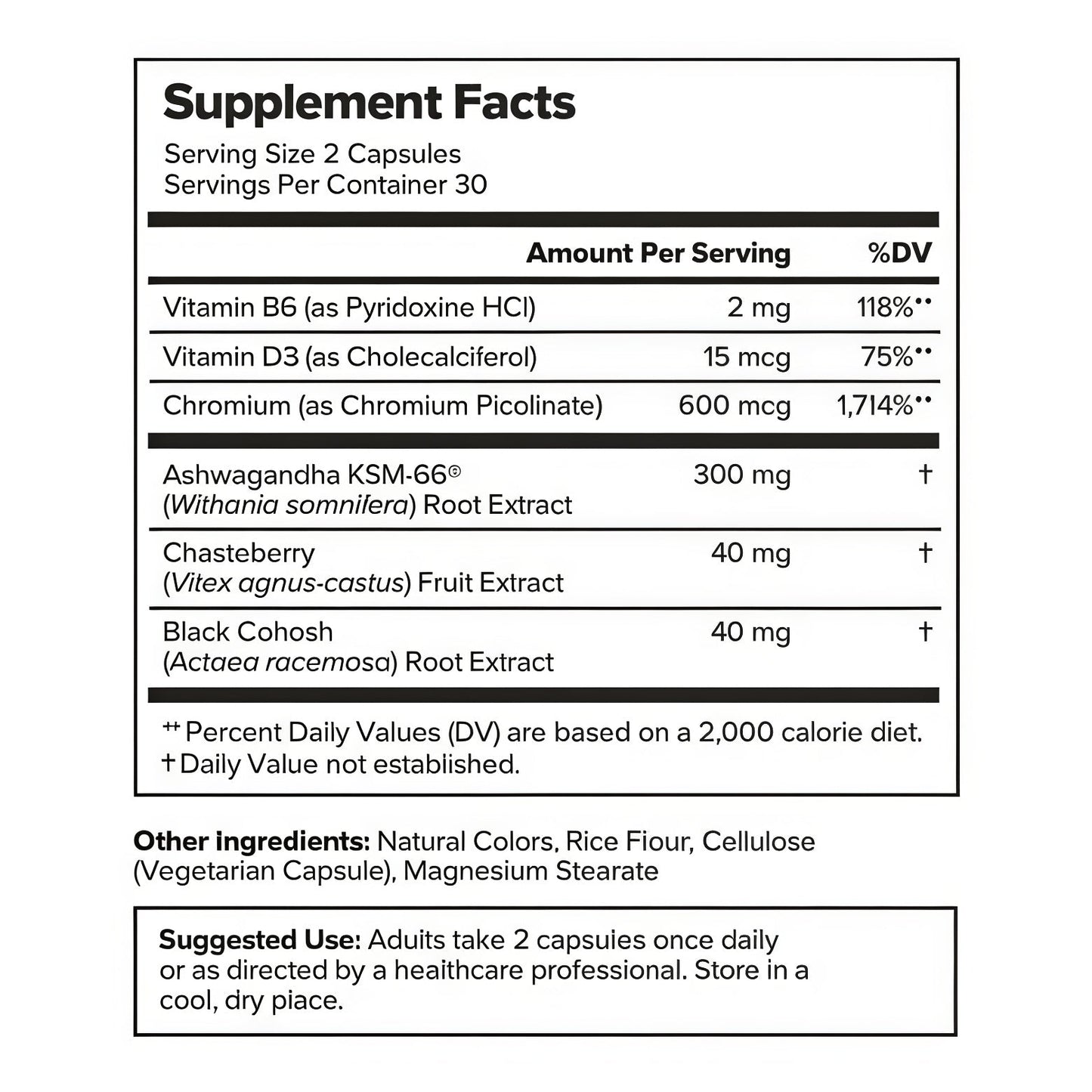 O Positiv MENO Vitamins for Menopause